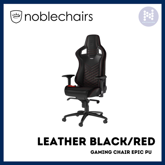 EPIC PU LEATHER GAMING CHAIR BLACK BLUE