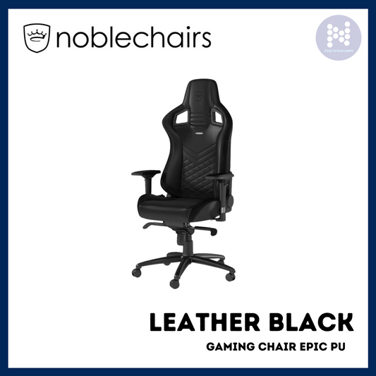 NOBLE EPIC PU LEATHER GAMING CHAIR BLACK