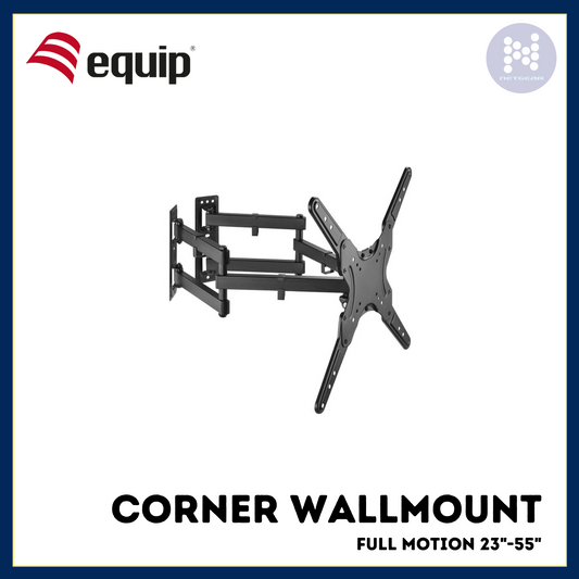 EQUIP FULL MOTION CORNER TV WALLMOUNT 23"-55"