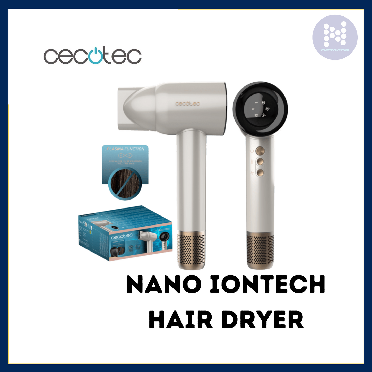 CECOTEC IONICARE ROCKSTAR NANO IONTECH