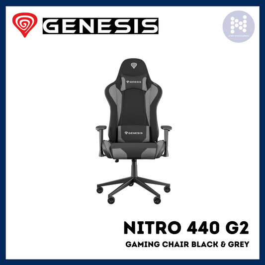 GENESIS NITRO 440 G2 GAMING CHAIR BLACK & GREY
