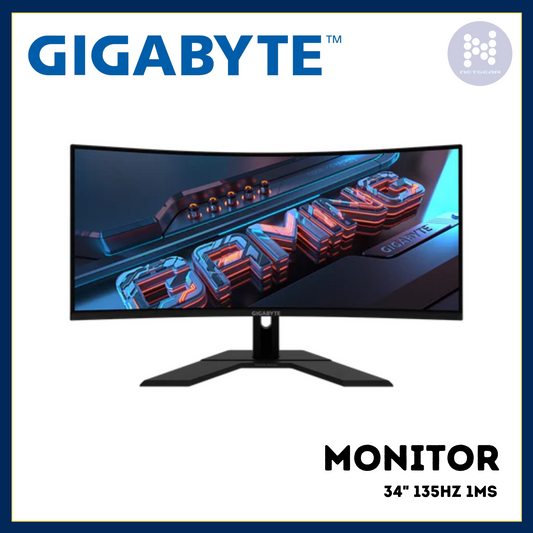GIGABYTE CURVED 34 MONITOR 3440X1440 1MS 135HZ