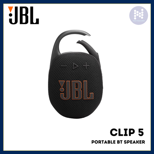 JBL CLIP 5 BLACK BT PORTABLE SPEAKER