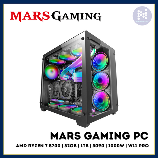 MARS BLACK GAMING AMD RYZEN7 5700 32GB 1TB RTX 3090 W11