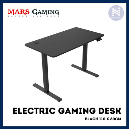 MARS GAMING DESK ELECTRIC BLACK 110 X 60