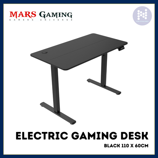 MARS GAMING DESK ELECTRIC BLACK 110 X 60