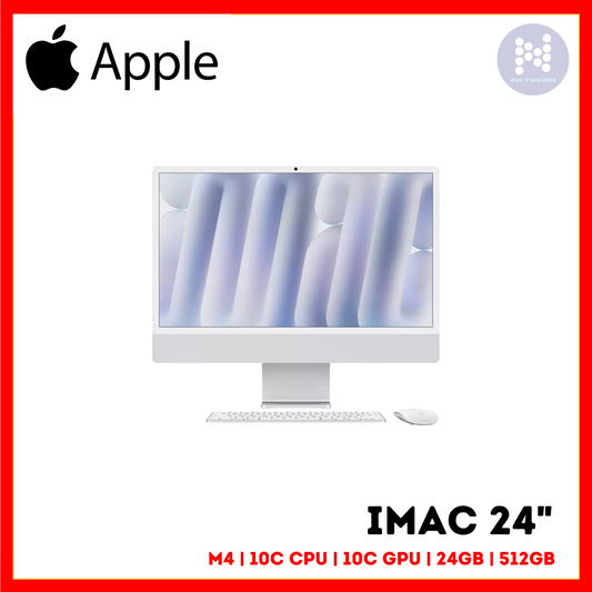 IMAC 24IN M4 10C CPU 10C GPU 24GB 512SSD SILVER