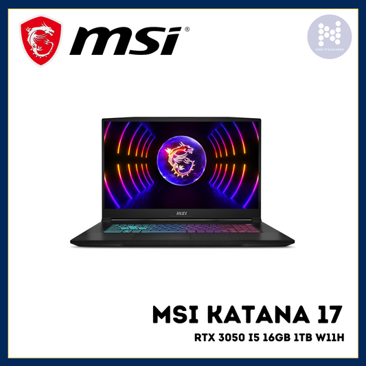 MSI KATANA 17IN RTX3050 i5 16GB 1TB W11H