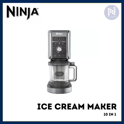 NINJA CREAMI ICE CREAM DELUXE 10 IN 1