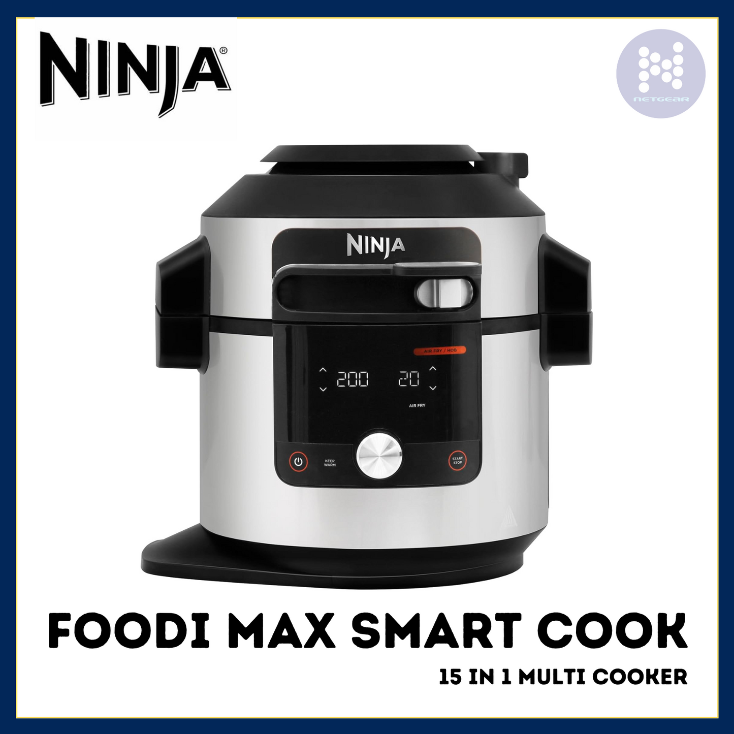 NINJA FOODI MAX 15 IN 1 MULTI COOKER - SMART COOK