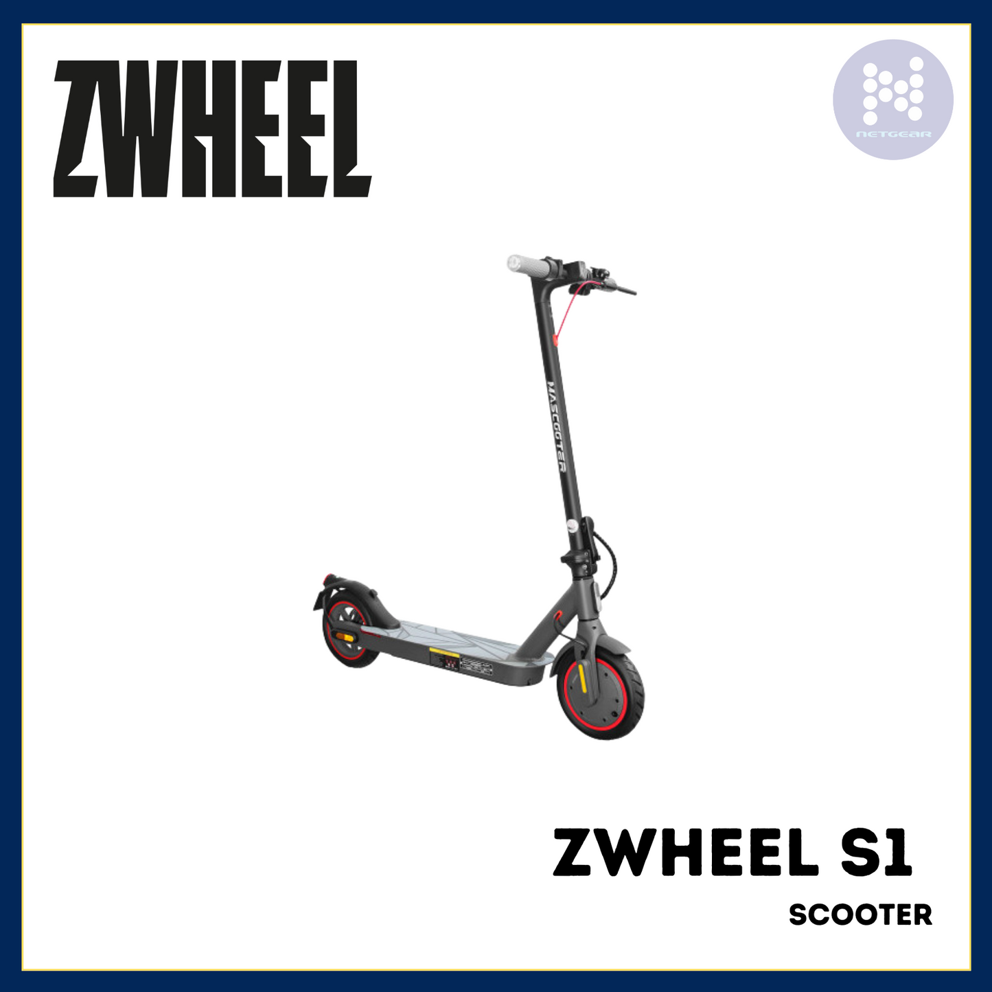 ZWHEEL S1 BLACK & GREY 25KM/H
