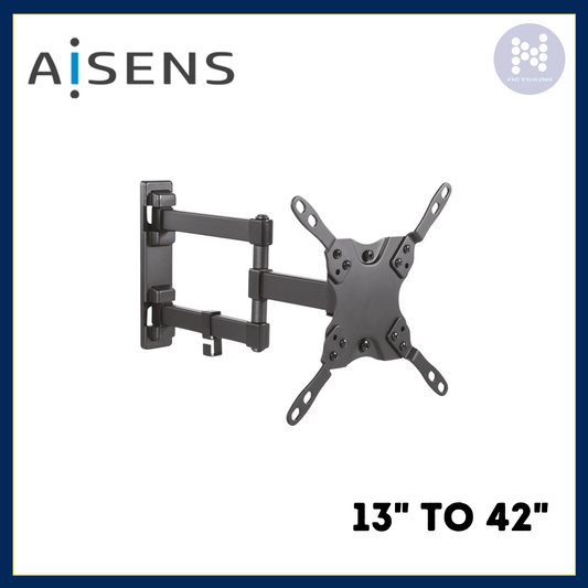 AISENS DUAL ARM TV BRACKET FOR 13" TO 42"