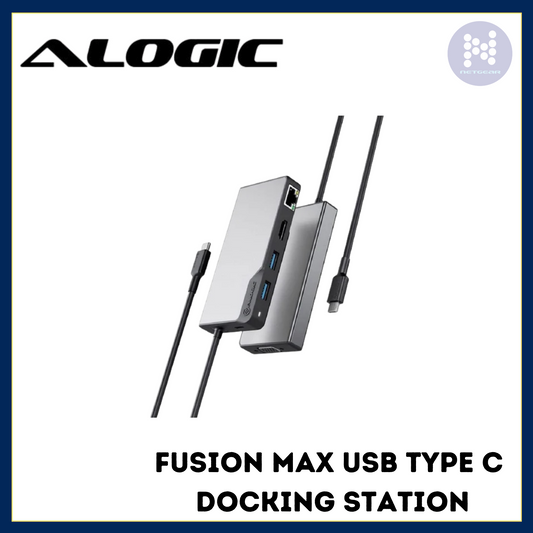 Alogic Fusion MAX USB Type C Docking Station 4K SGray
