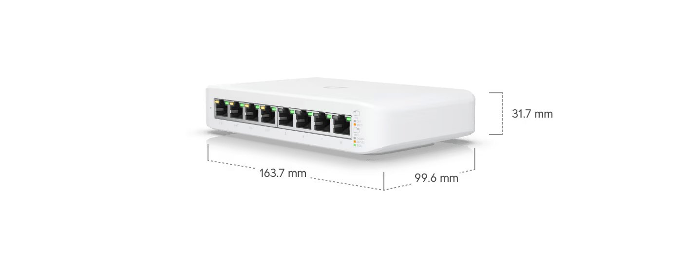 UBIQUITI UNIFI SWITCH LITE 8 PORT POE MANAGED