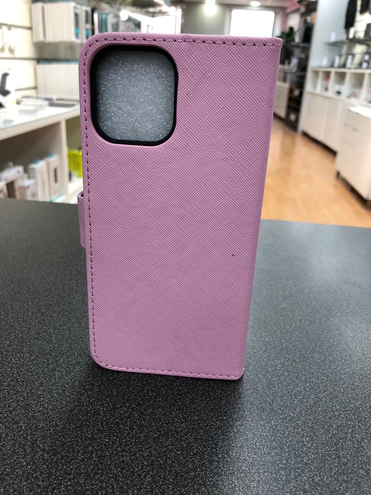 CASE IPHONE 12 PRO MAX CROSS GRAINLIGHT PINK