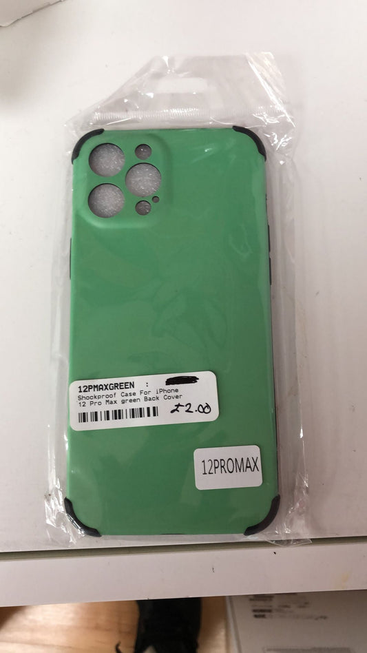 CASE FOR IPHONE 12 PRO MAX GREEN BACK COVER