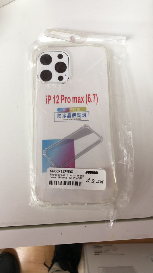 CASE FOR IPHONE 12 PRO MAX TRANSPARENT