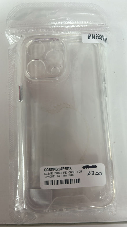 CLEAR MAGSAFE CASE FOR IPHONE 14 PRO MAX