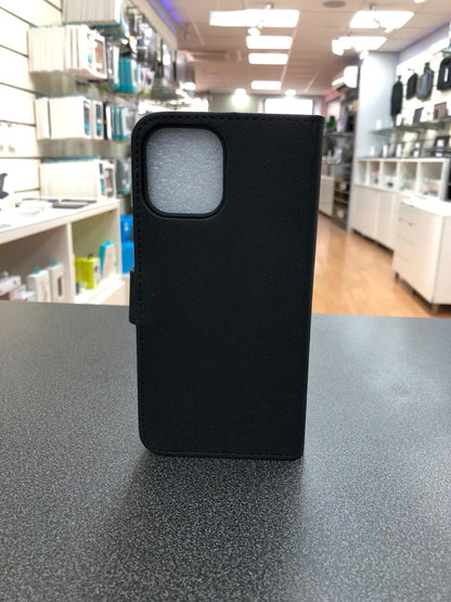 CASE IPHONE 12 PRO MAX CROSS GRAIN BLACK