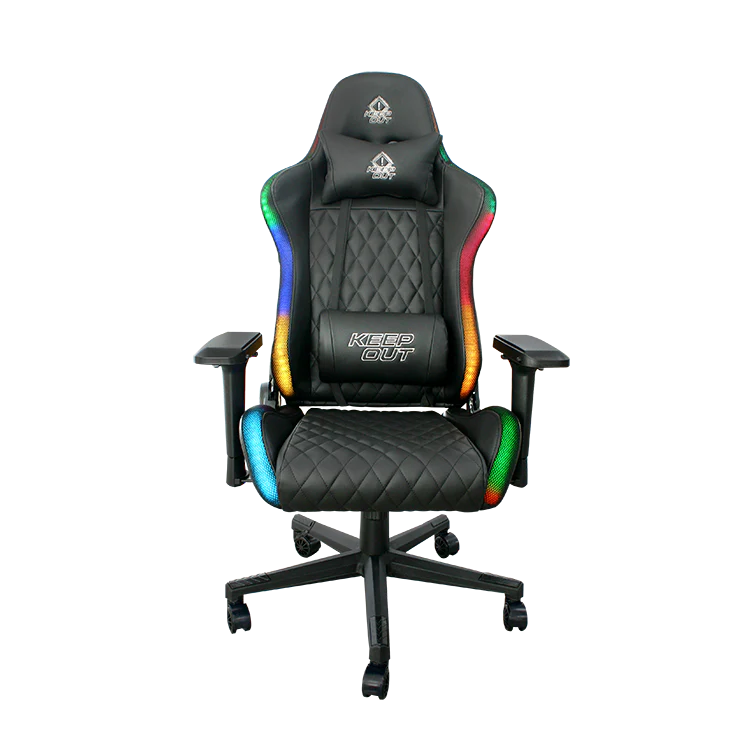KEEPOUT GAMING CHAIR BLACK RGB