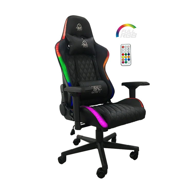 KEEPOUT GAMING CHAIR BLACK RGB
