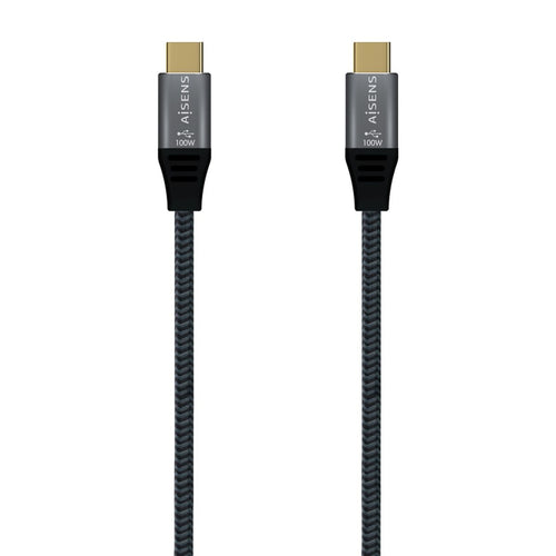 AISENS CABLE USB-C 3.2 (M-M) 2M 20GBPS 5A 100W