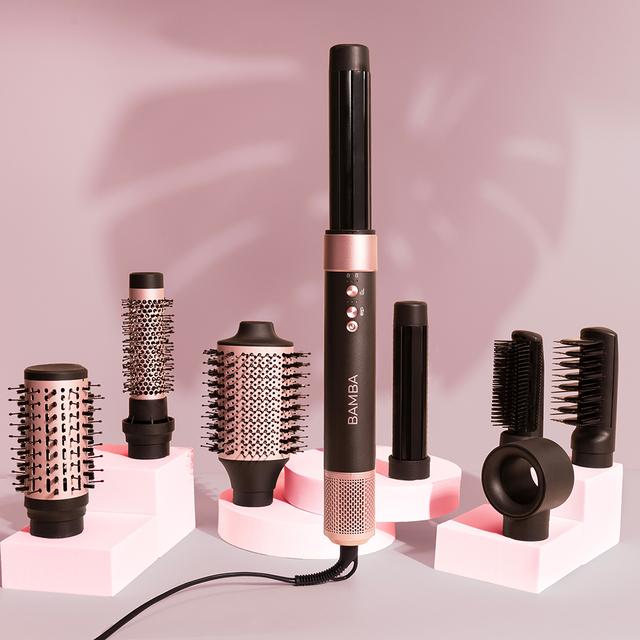Cecotec air brush Bamba CeramicCare 8in1 AirGlam Black