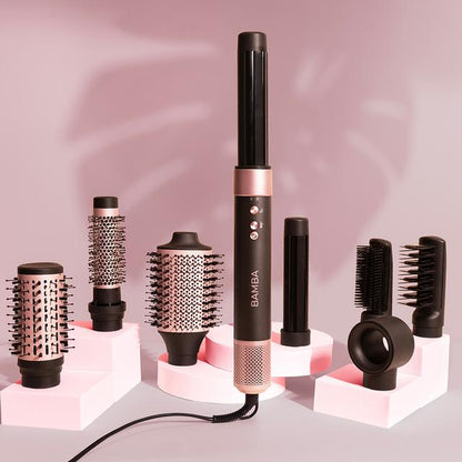 Cecotec air brush Bamba CeramicCare 8in1 AirGlam Black