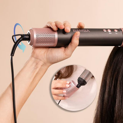 Cecotec air brush Bamba CeramicCare 8in1 AirGlam Black