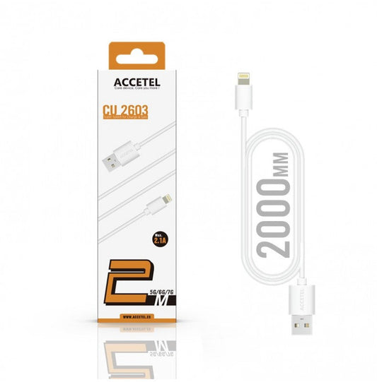 USB-A TO LIGHTNING CABLE 2M