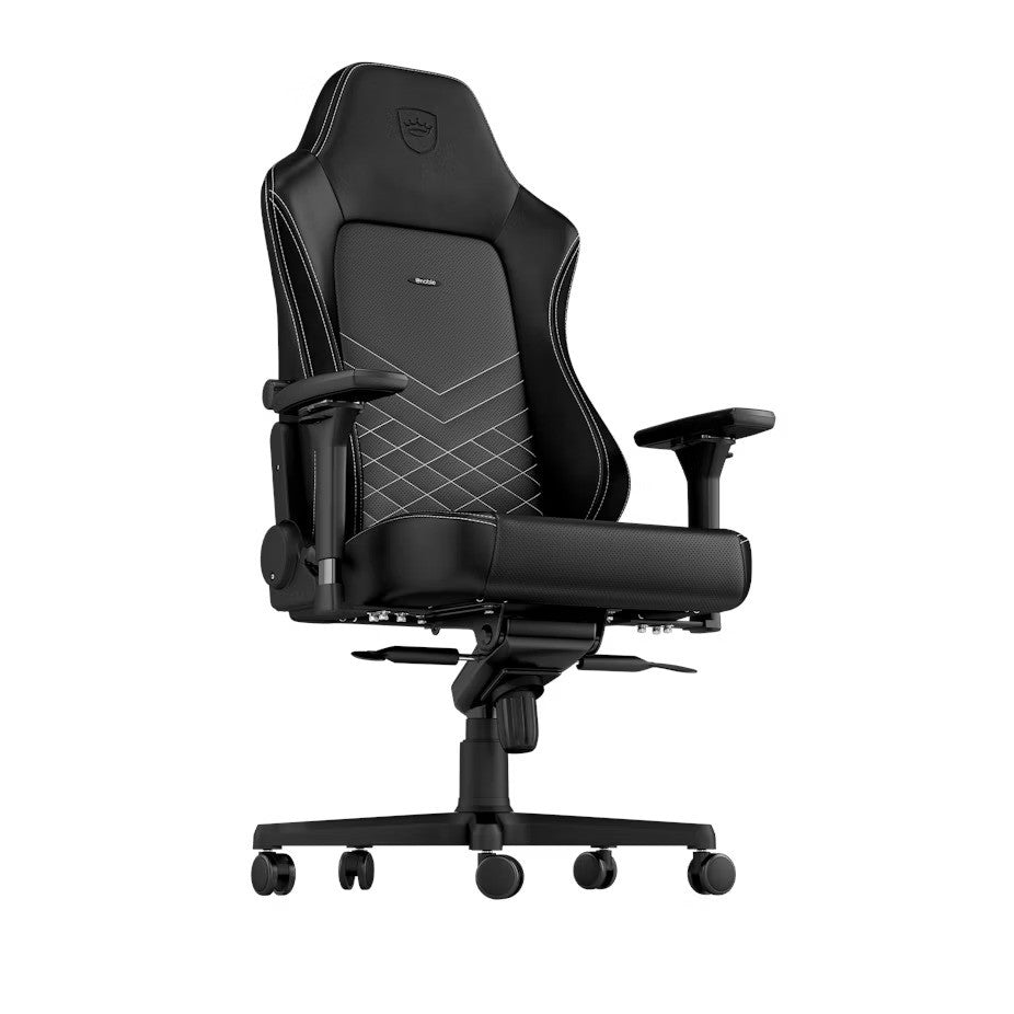 HERO GAMING CHAIR BLACK PLATINUM WHITE