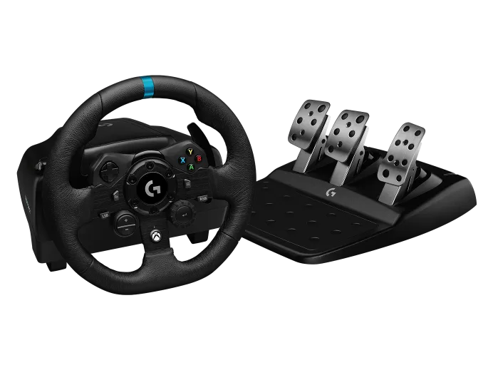 LOGITECH G923 RACING WHEEL & PEDALS