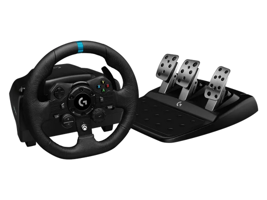 LOGITECH G923 RACING WHEEL & PEDALS