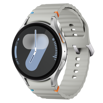 SAMSUNG GALAXY WATCH 7 SILVER WITH AI FITNESS TRACKER