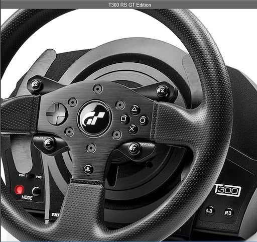 THRUSTMASTER T300RS GT FORCE EDITION WHEEL AND PEDALS