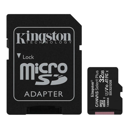 KINGSTON CANVAS SELECT PLUS 32GB MICRO SD CARD CLASS 10 W/ADAPTER