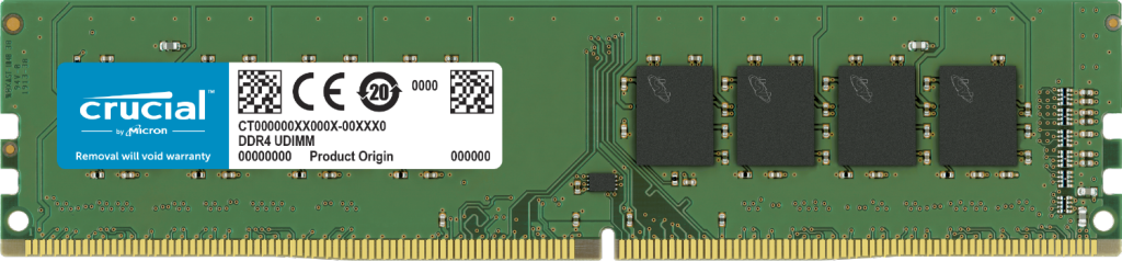 CRUCIAL 8GB DDR4-2666 UDIMM RAM