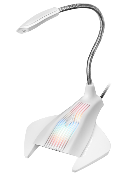 MARS MICROPHONE RGB WHITE