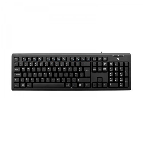V7 USB/PS2 Wired Keyboard UK