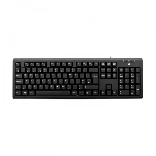 V7 USB/PS2 Wired Keyboard UK