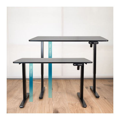 TOOQ DESK ELECTRIC 120X60CM BLACK