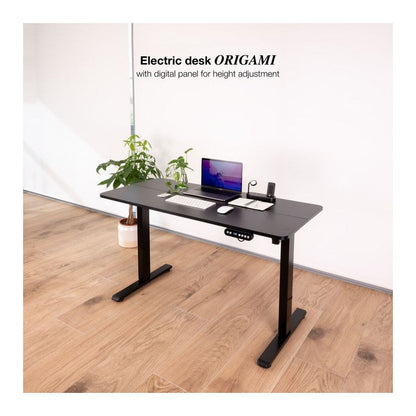 TOOQ DESK ELECTRIC 120X60CM BLACK