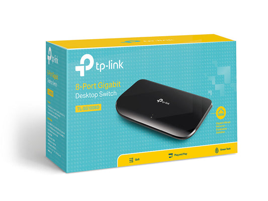 TP-LINK TL-SG1008D 8 Ports Desktop Switch