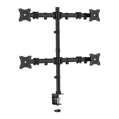 13-27" Articulating Quad Monitor Desk Mount Bracket"
